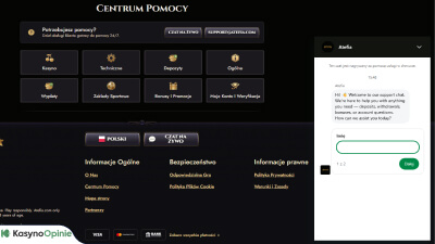atefia casino pomoc i wsparcie dla graczy