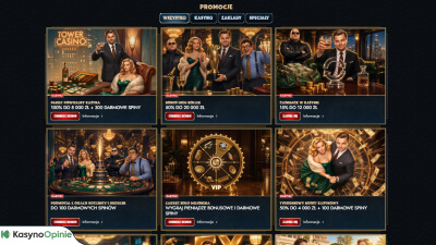 bonusy w kasynie towercasino