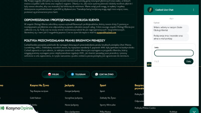 cashed casino pomoc i wsparcie dla graczy